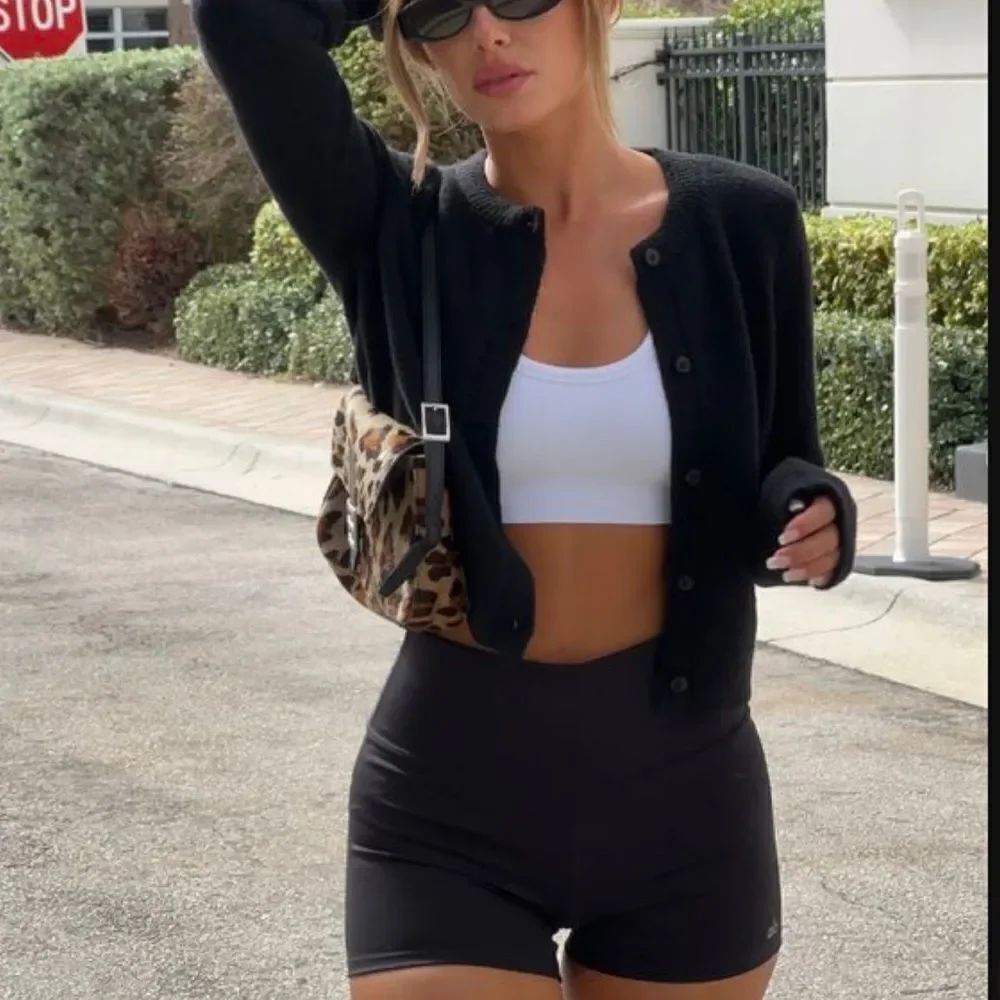 Black button up cardigan